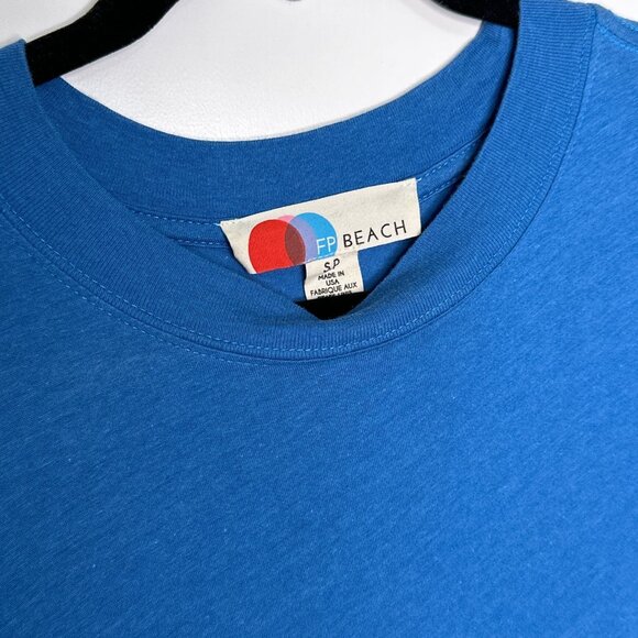 Womens Free People Beach Long Sleeve Dress Size Small Blue - Picture 4 of 5